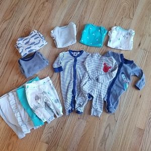 Newborn Baby Boy Lot (14 pieces)